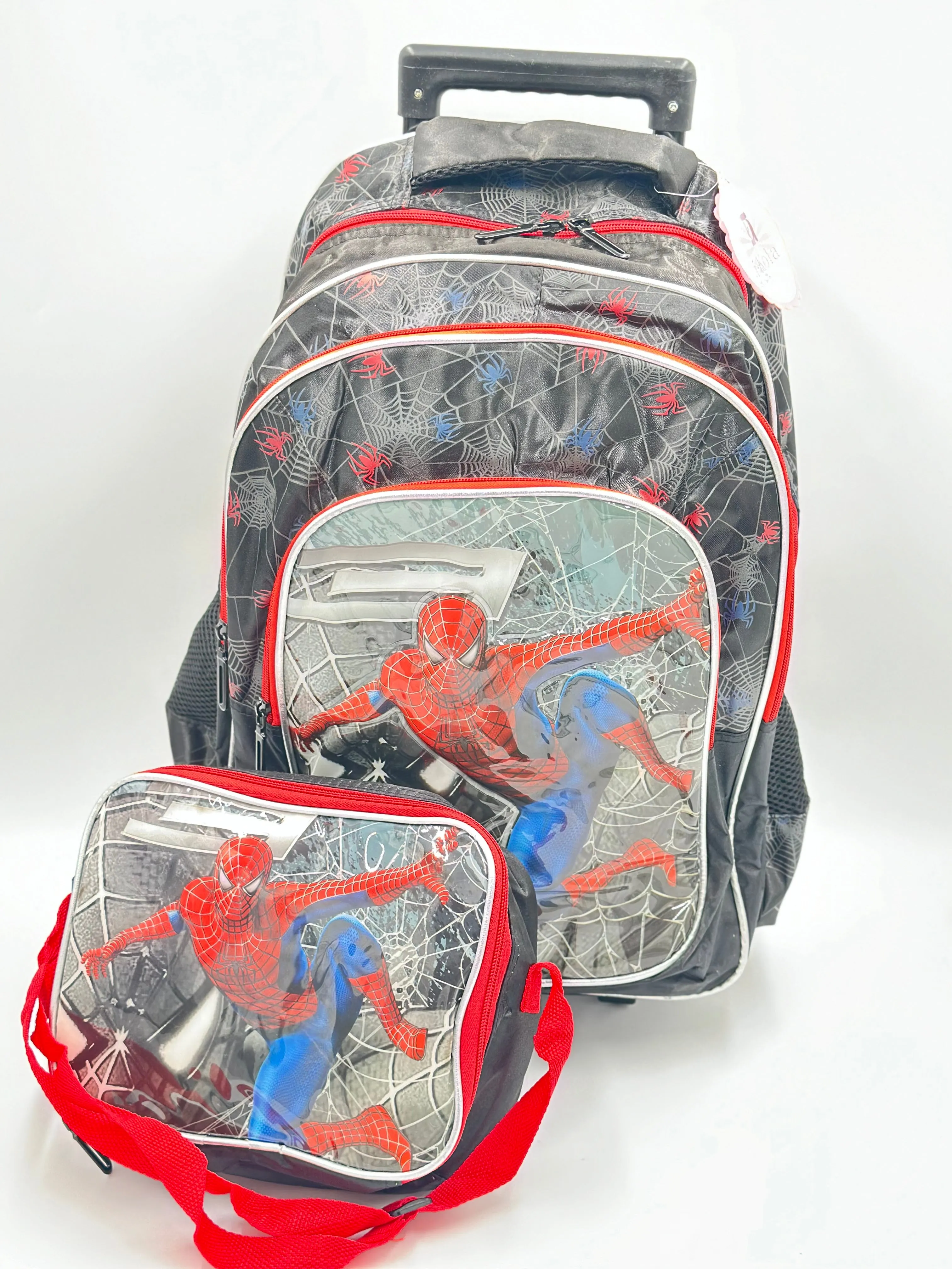 Ik074 18" Spiderman 3pcs Trolley Mix Design