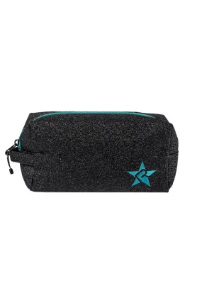 Imagine Rebel Makeup Bag with Teal Zipper