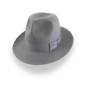 Indiana Jones Grey Fedora in Premium Beaver Fur Felt | The Pulsar