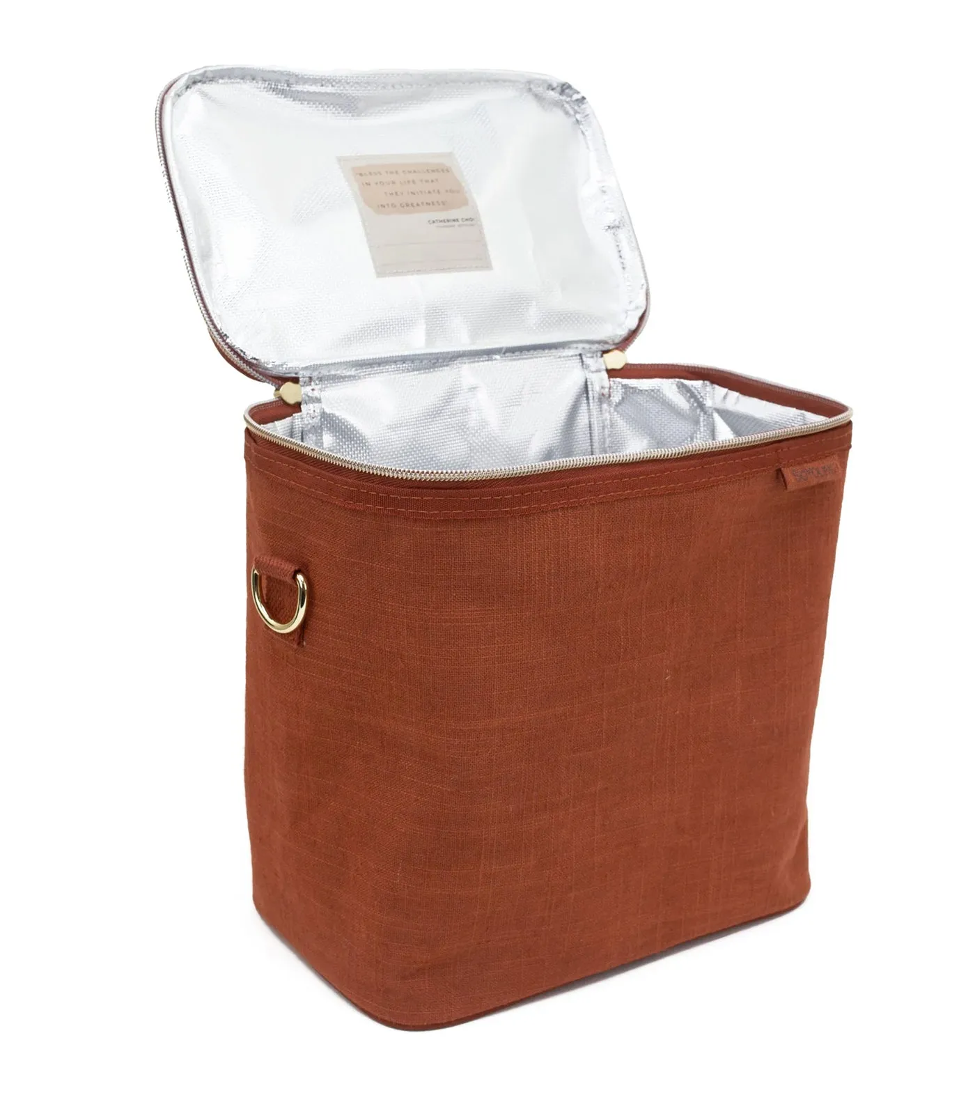 Insulated Lunch Poche - Rust