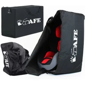 iSafe Carseat Travel / Storage Bag For Axkid Rekid Car Seat (Black/Tetris)