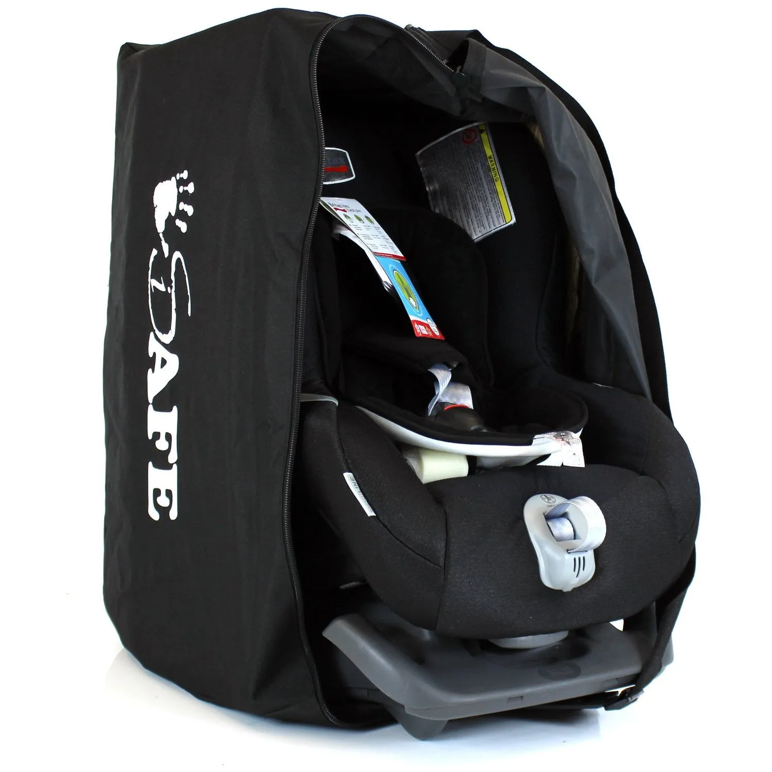 iSafe Carseat Travel / Storage Bag For Axkid Rekid Car Seat (Black/Tetris)