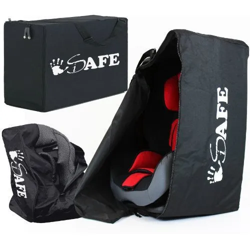 iSafe Carseat Travel / Storage Bag For Britax Trifix Car Seat (Black Thunder)