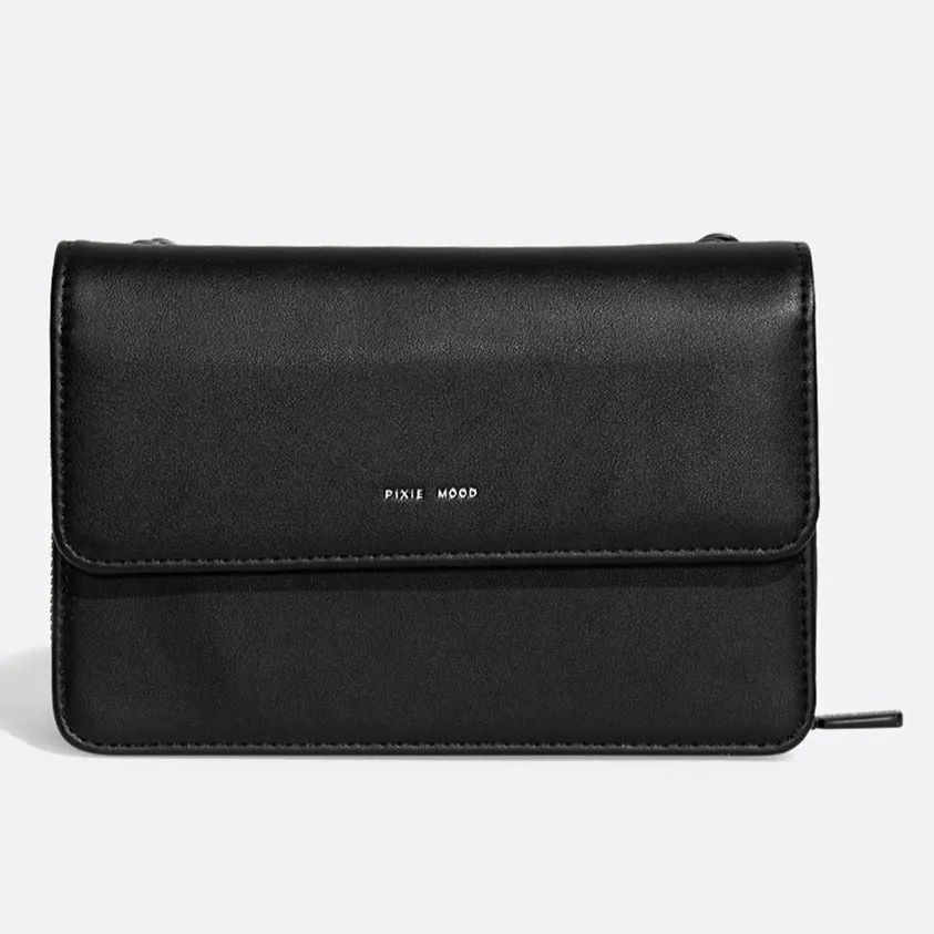 Jane 2-in-1 Wallet Purse - Black / Cork