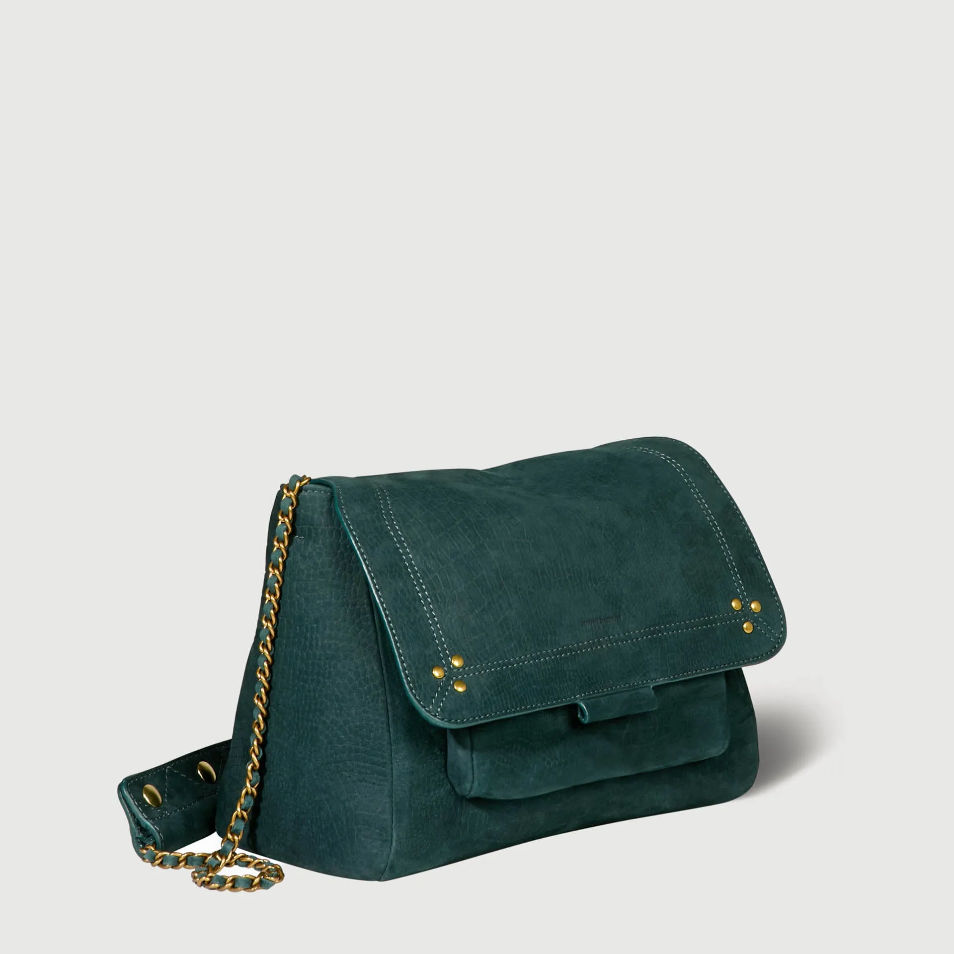 JEROME DREYFUSS SHOULDER BAG LULU L TA GREEN