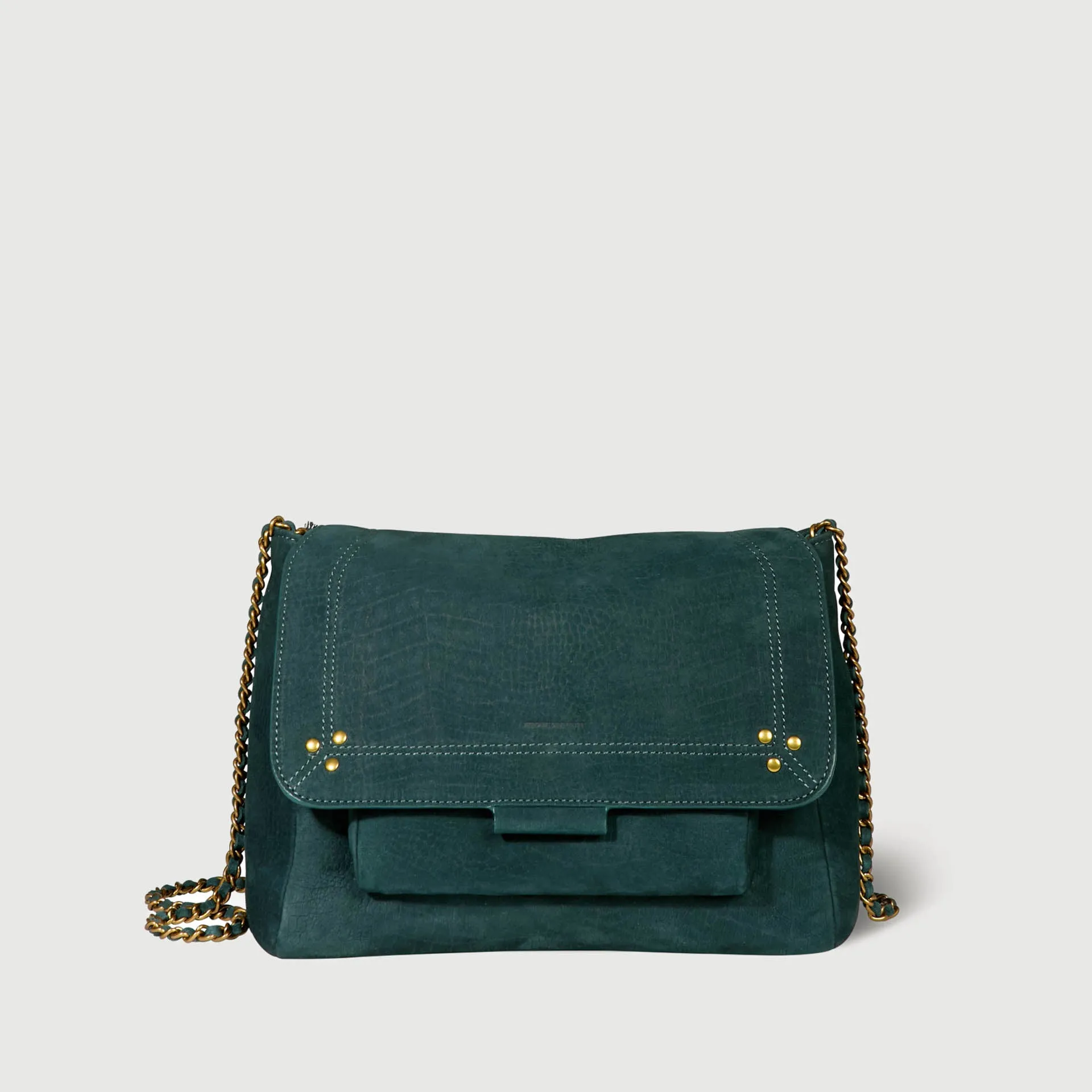 JEROME DREYFUSS SHOULDER BAG LULU L TA GREEN