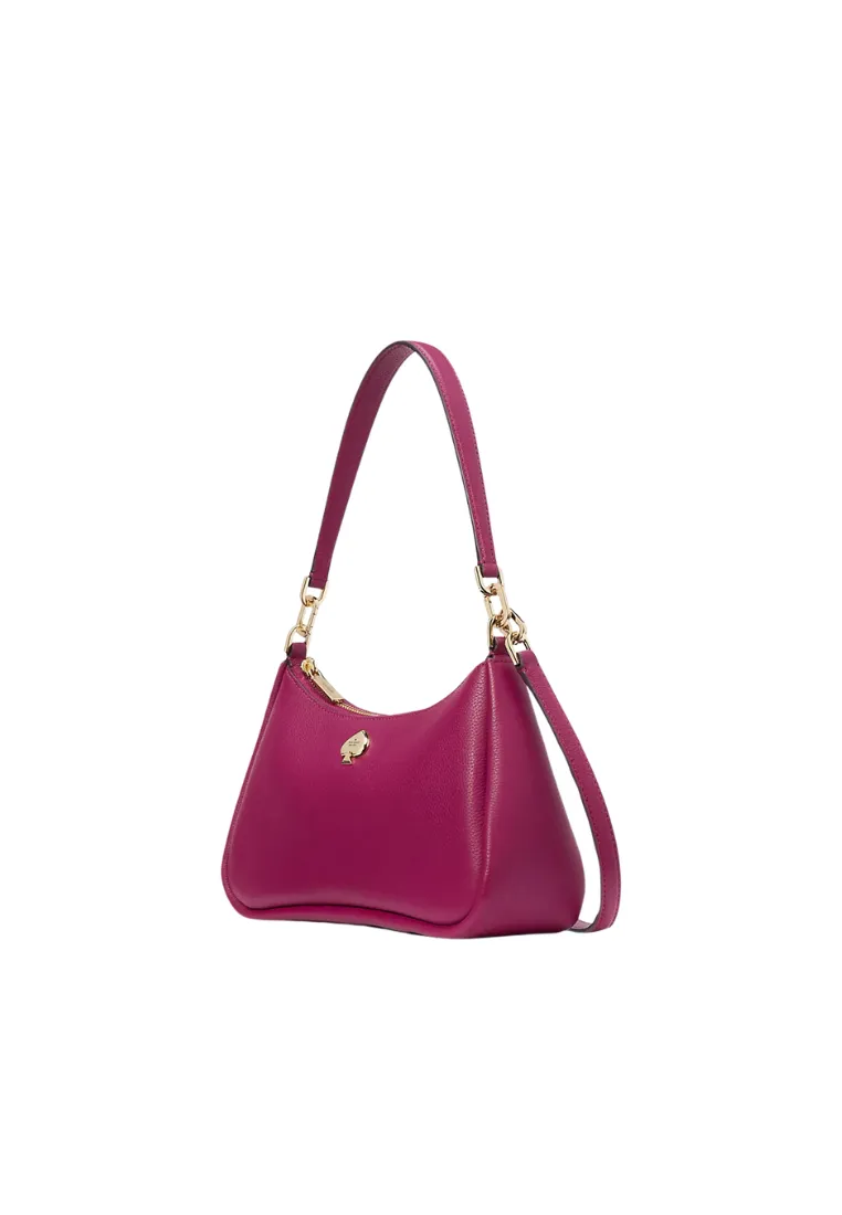 Kate Spade Kayla Small Convertible Shoulder Bag In Dark Raspberry KI904