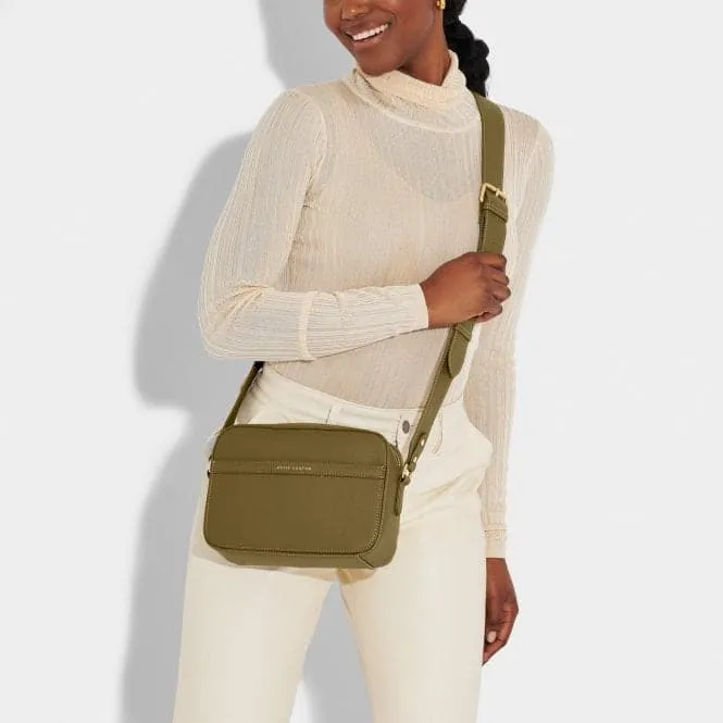 Khaki Cleo Crossbody Bag KLB2837