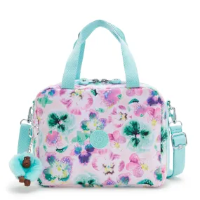 Kipling Miyo Aqua Blossom Large Lunch Bag with Trolley Sleeve C2I2989-7EC