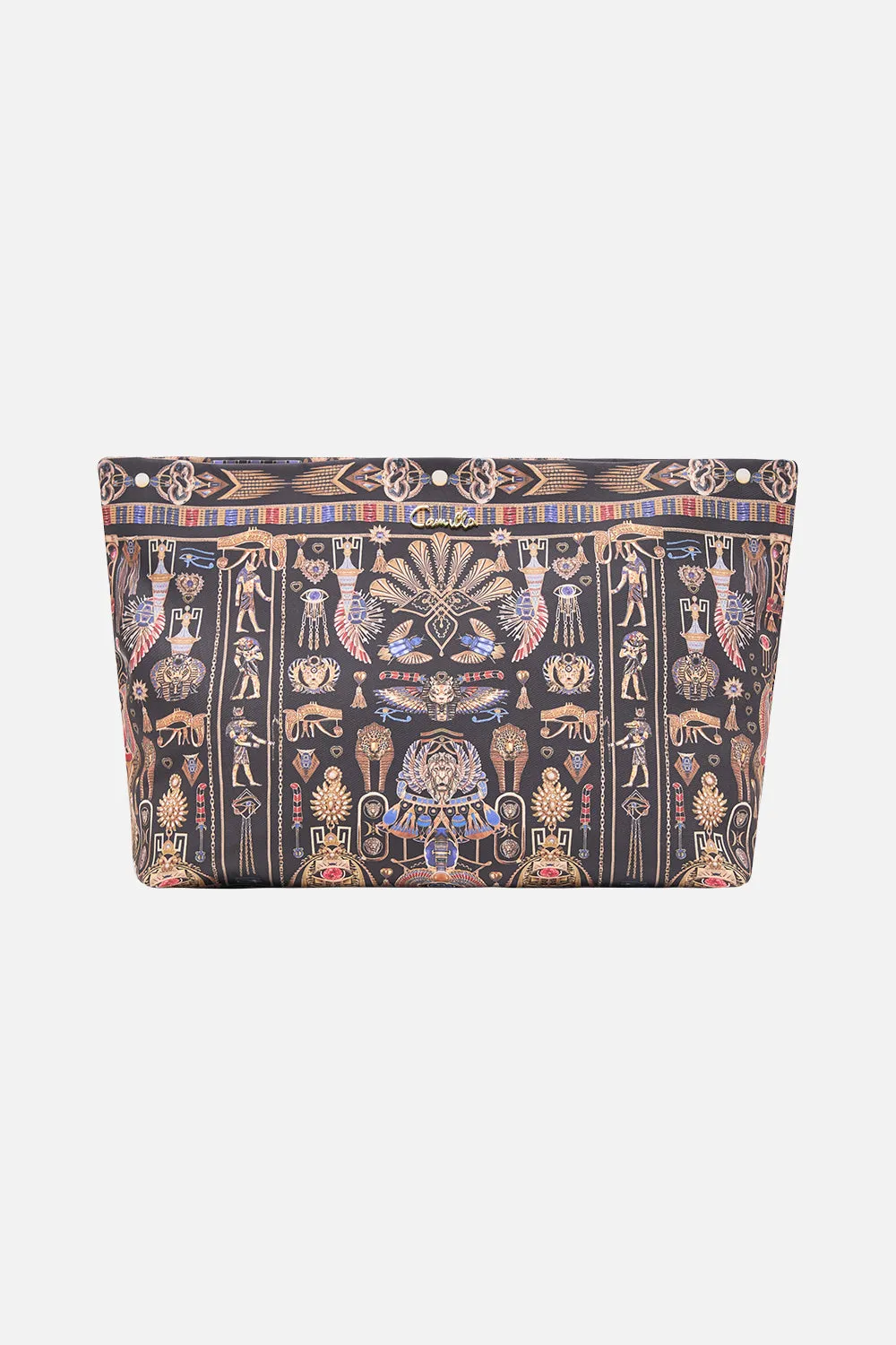 LARGE MAKEUP CLUTCH CARTOUCHE KINGDOM