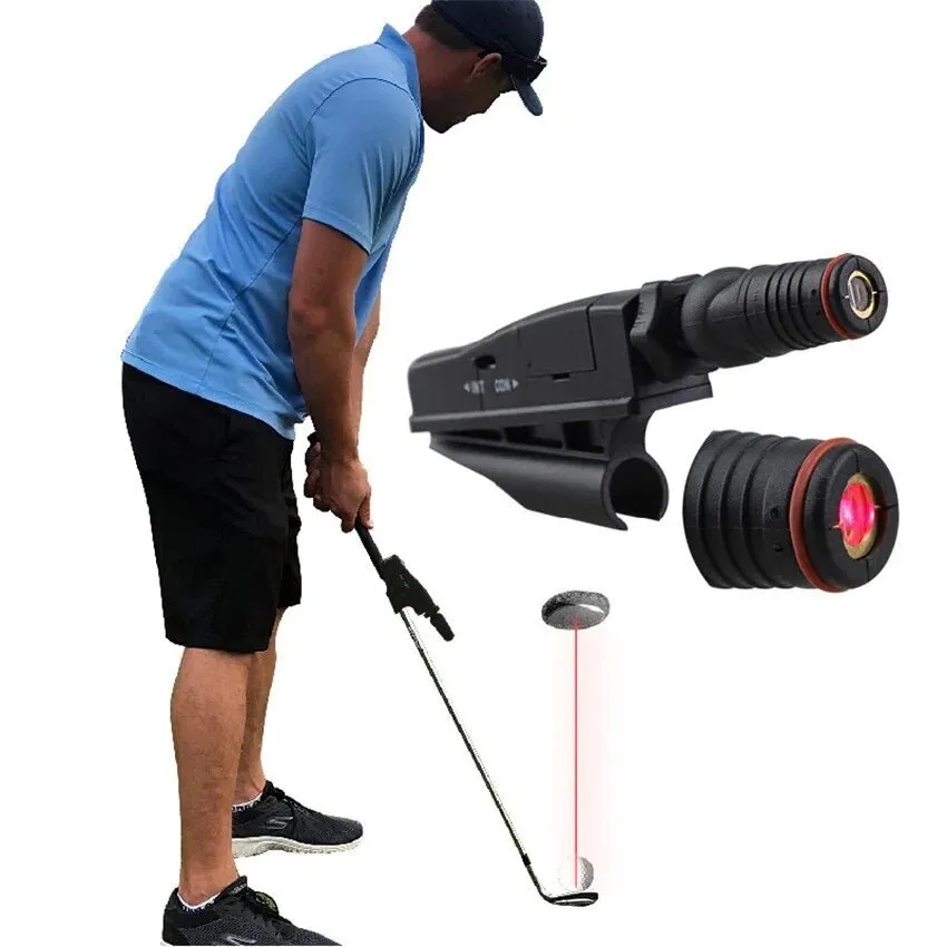 Laser Putt Golf Training Aid - Golf Putter For Golfer Training Practice