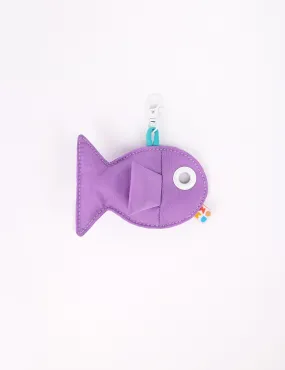 Lavender Fish Keychain