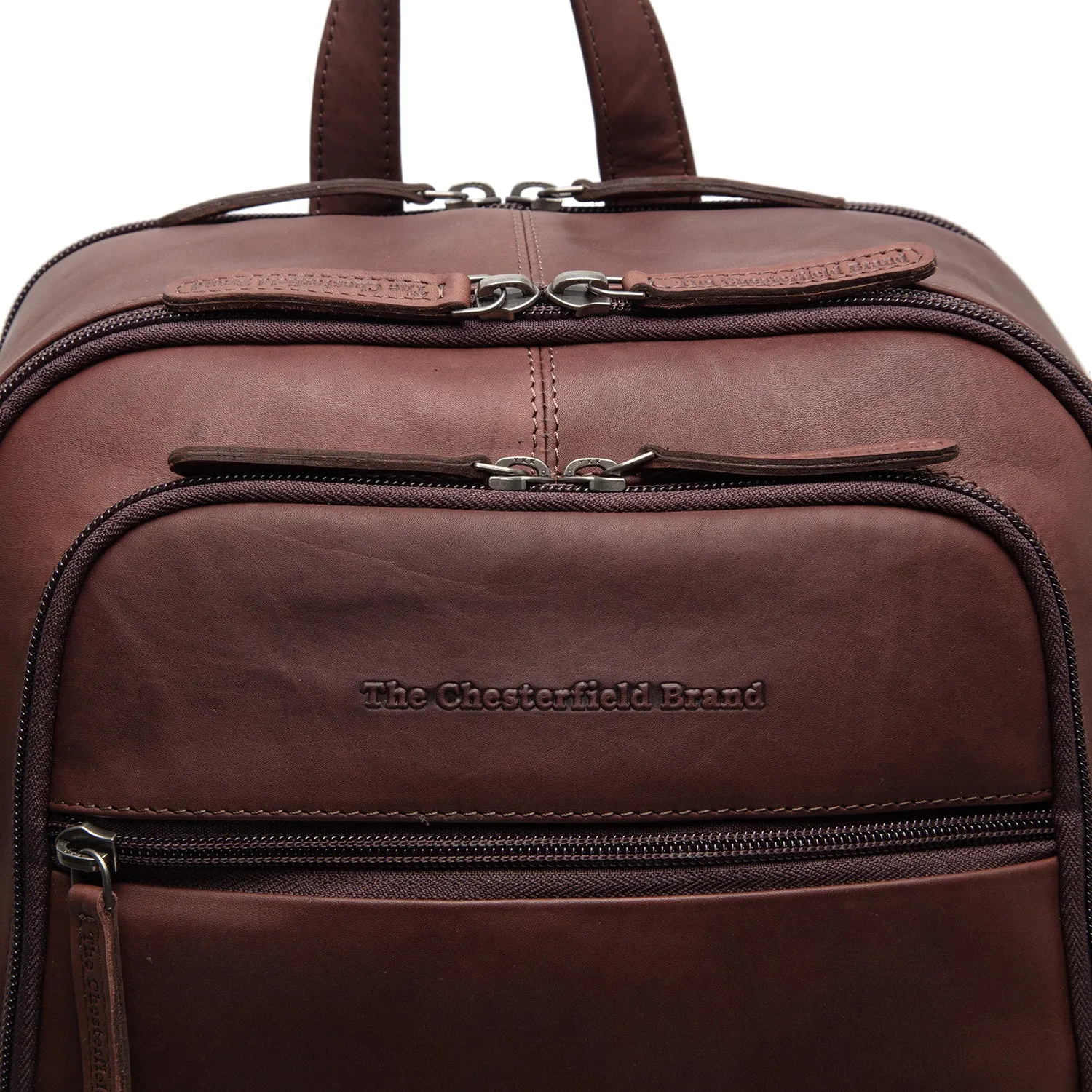 Leather Backpack Brown Detroit