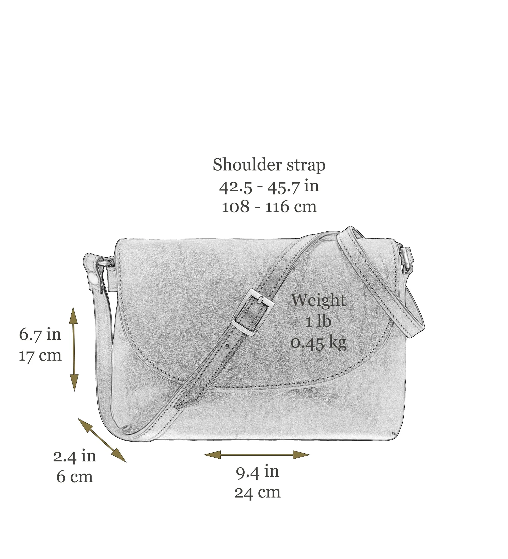 Leather Cross Body Bag - Sophie's Choice