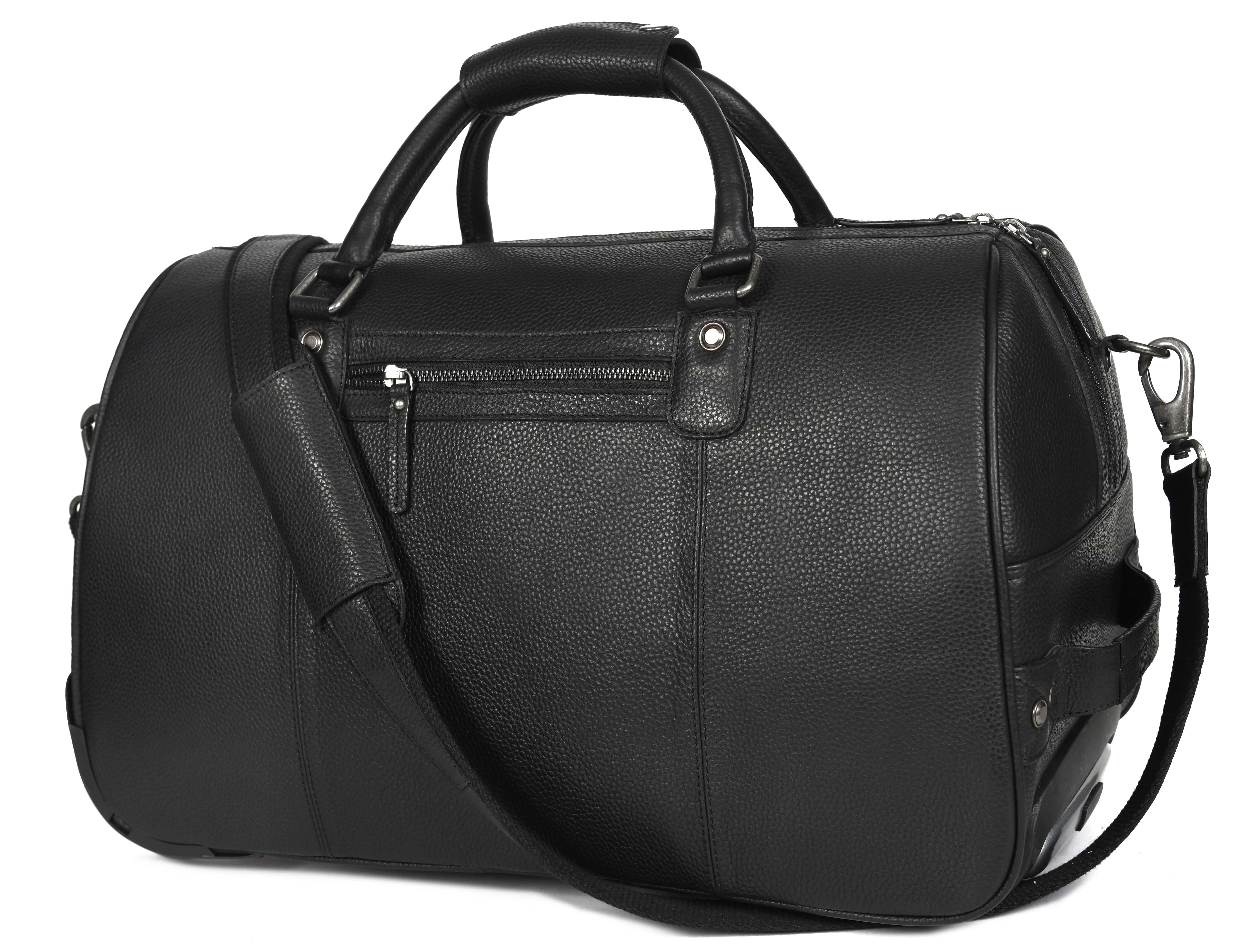 Leather Trolley Bag