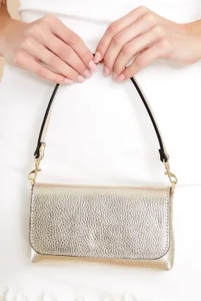 Little Lady Gold Leather Bag