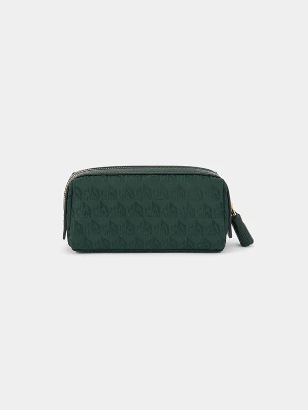 Logo Girlie Stuff Pouch in Dark Holly