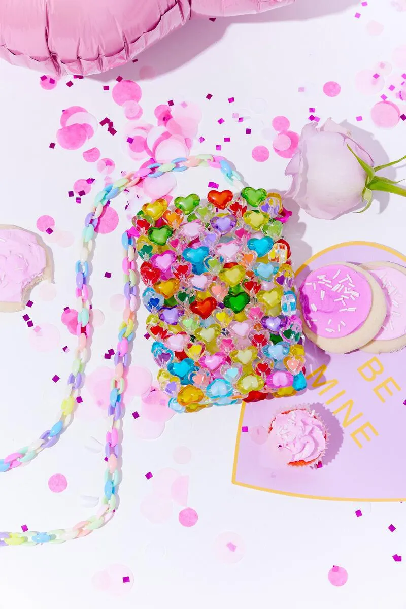 LOL Beaded Candy Hearts Purse