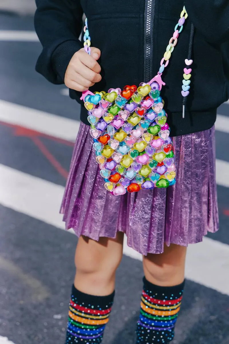 LOL Beaded Candy Hearts Purse