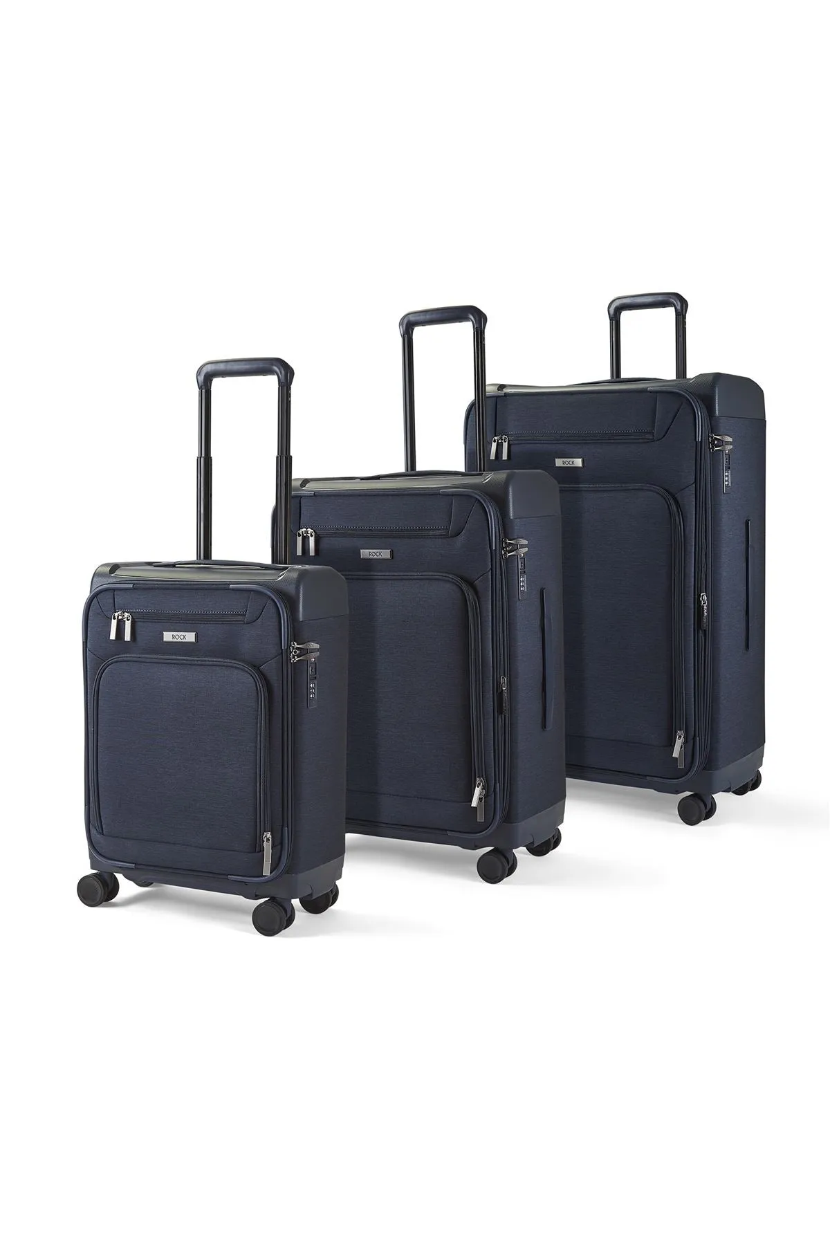 Luggage Suitcase Travel Bag Carry On Hand Cabin Check in Lightweight Expandable 4 Spinner Wheels Trolley Set | Parker