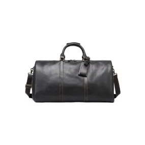 LuxeLeather Traveler's Laptop Messenger Bag