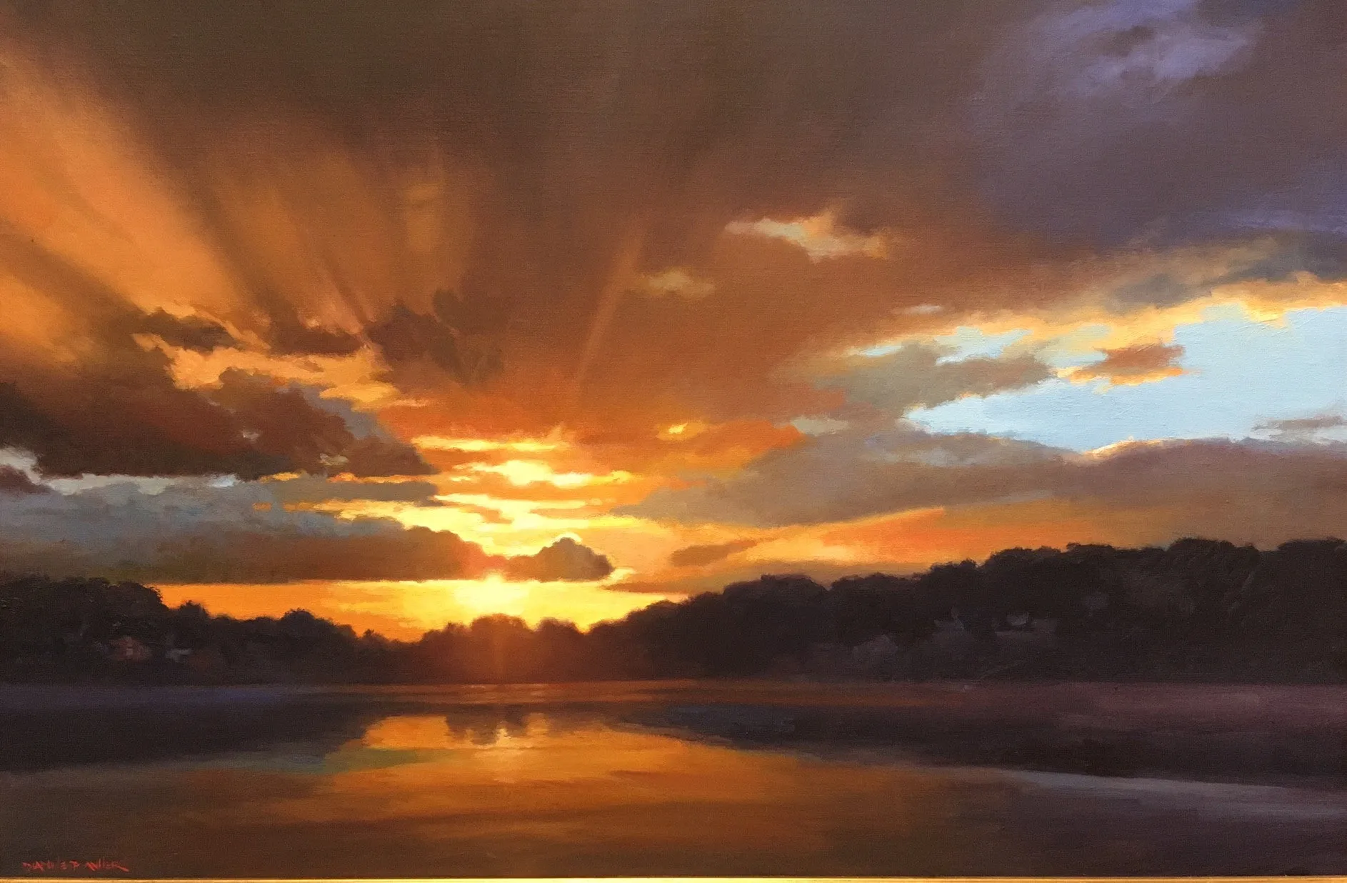 MAJESTIC SUNDOWN  by Dianne Miller - Classic  Painting