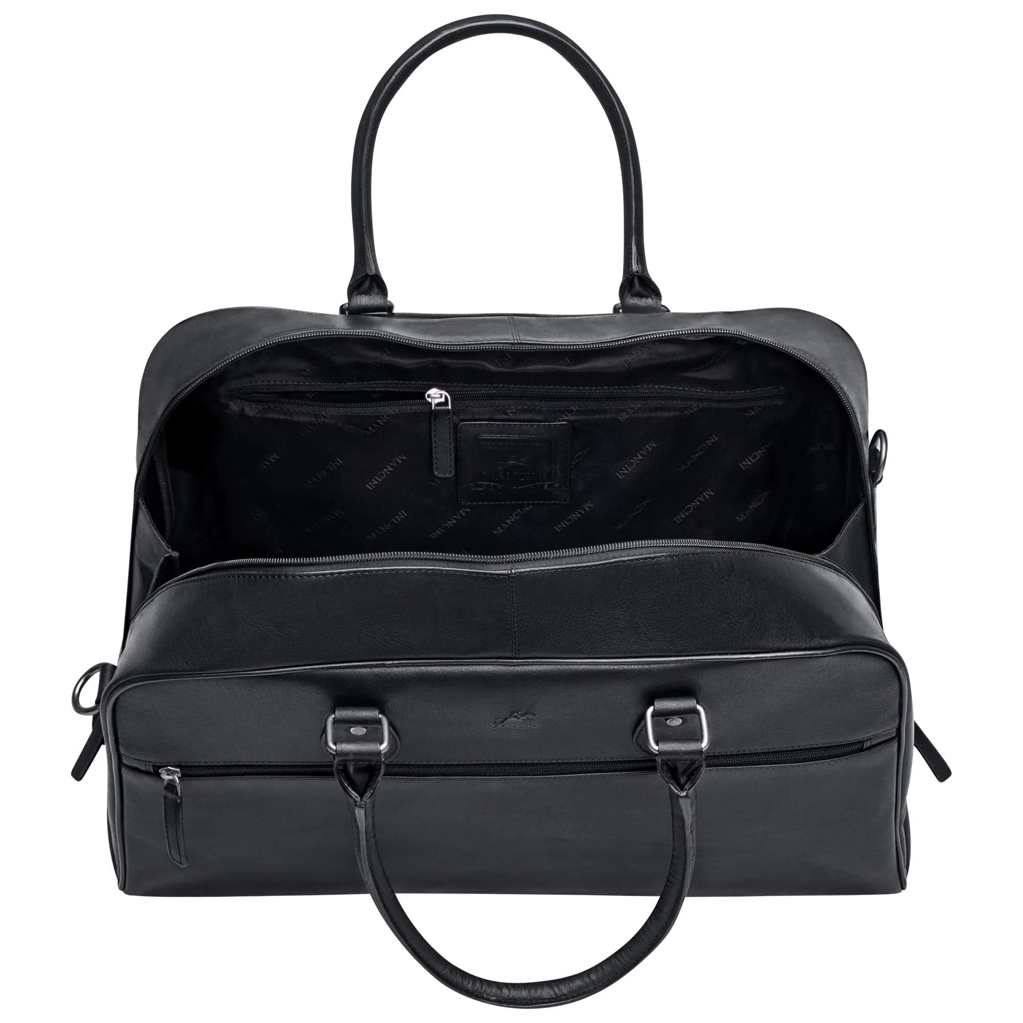 Mancini Leather Classic Duffle Bag