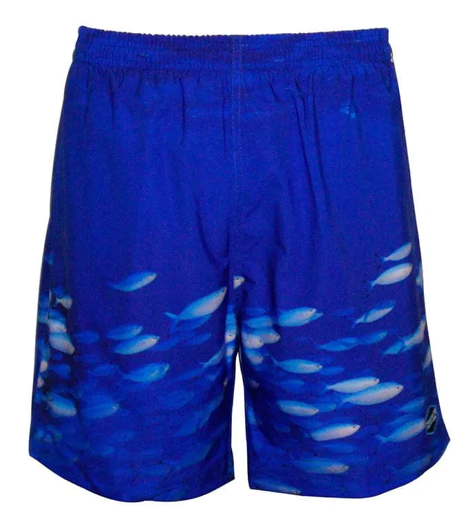 Men's Fish School Fishing Swim Trunk