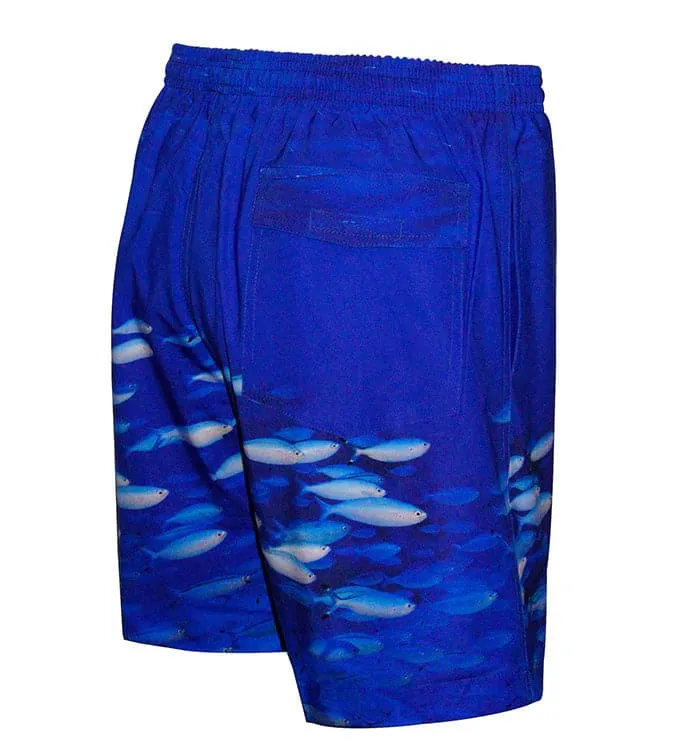 Men's Fish School Fishing Swim Trunk