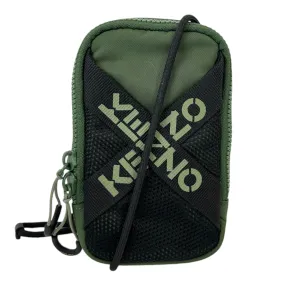 Men's Logo Messenger Bag Khaki