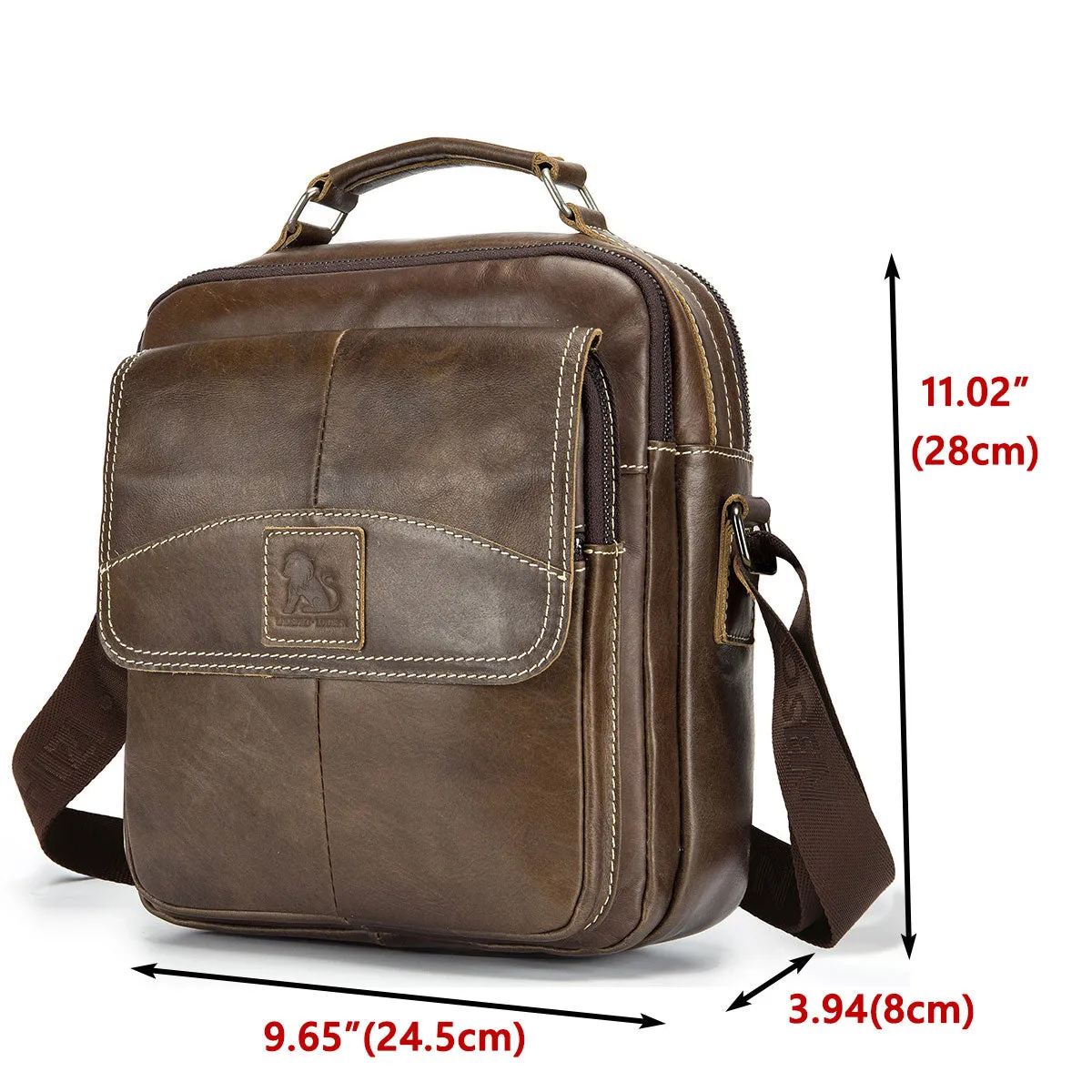 Men's Vintage Casual Leather Sling Bag