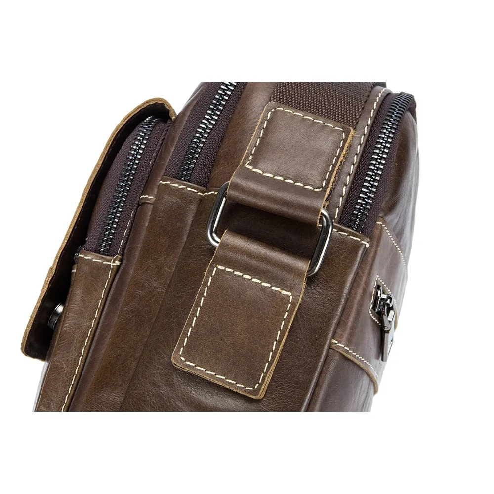 Men's Vintage Casual Leather Sling Bag