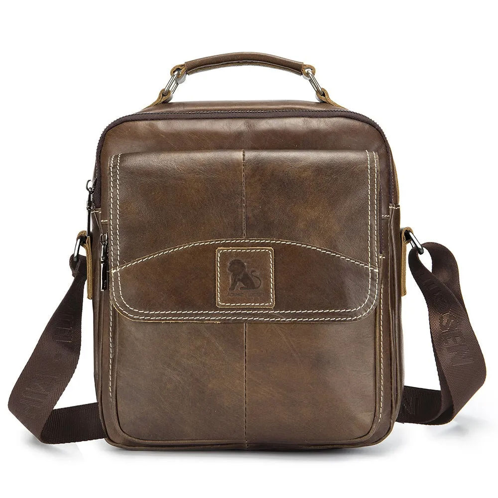 Men's Vintage Casual Leather Sling Bag