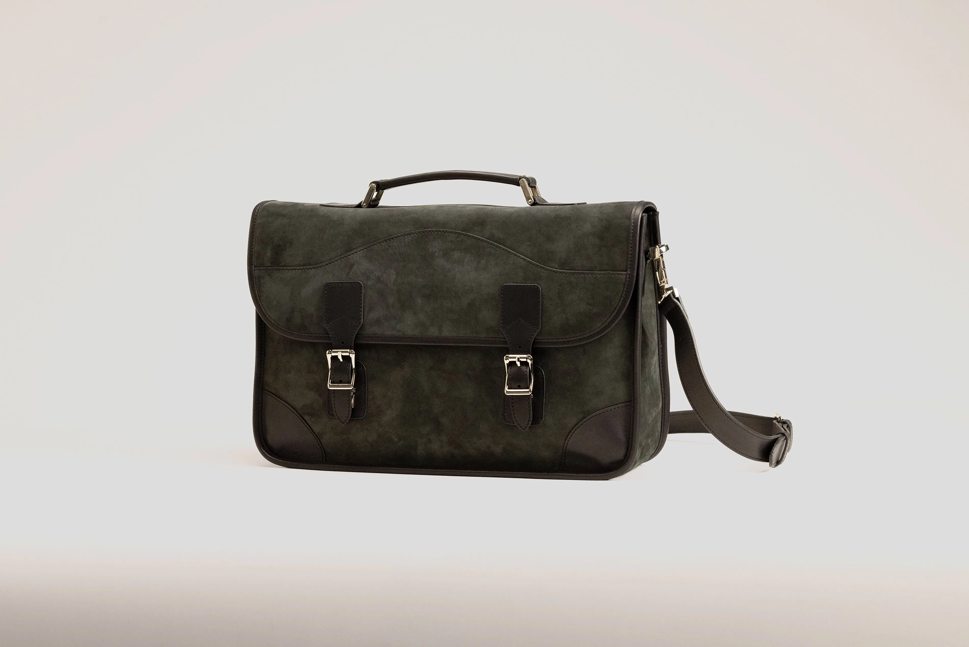 Messenger Bag - Nubuck Black