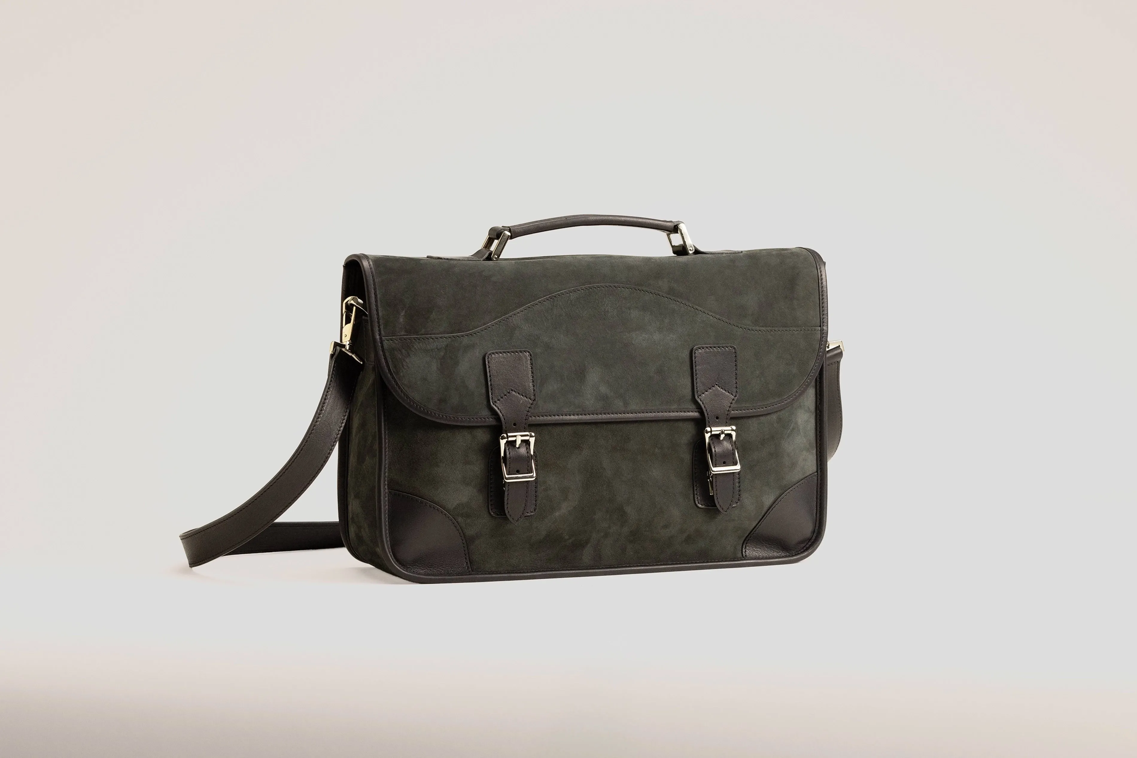 Messenger Bag - Nubuck Black