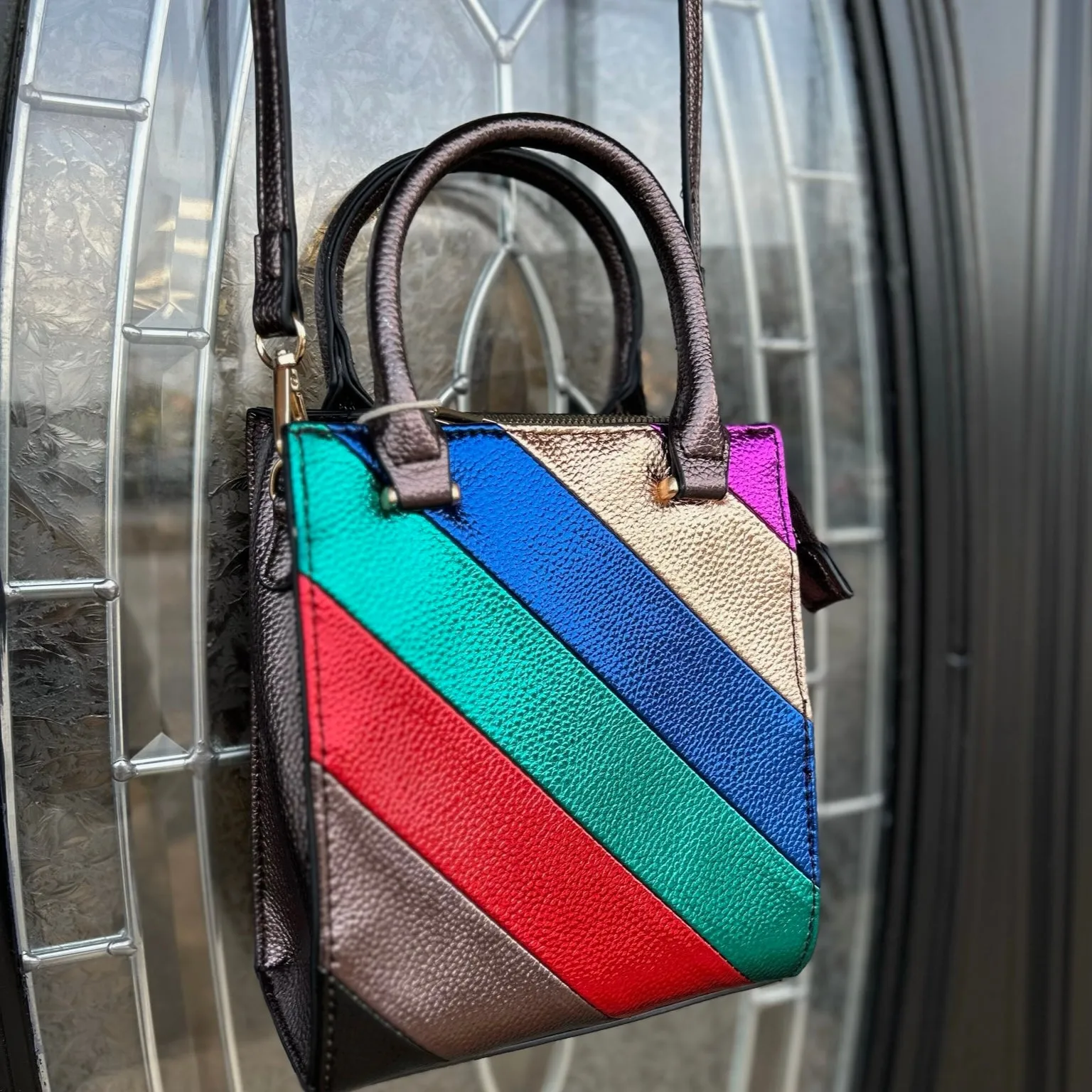 Metallic Rainbow Purse