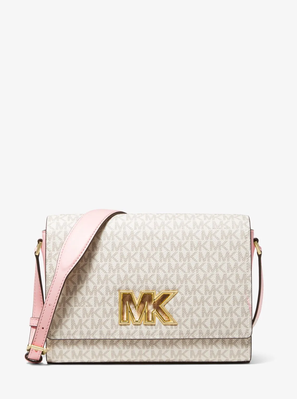 Mimi Medium Logo Messenger Bag