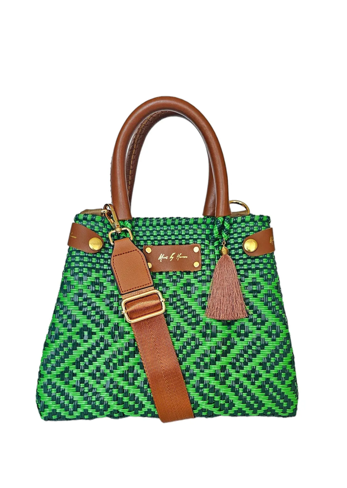 Mini Less Pollution Crossbody Bag - Emerald