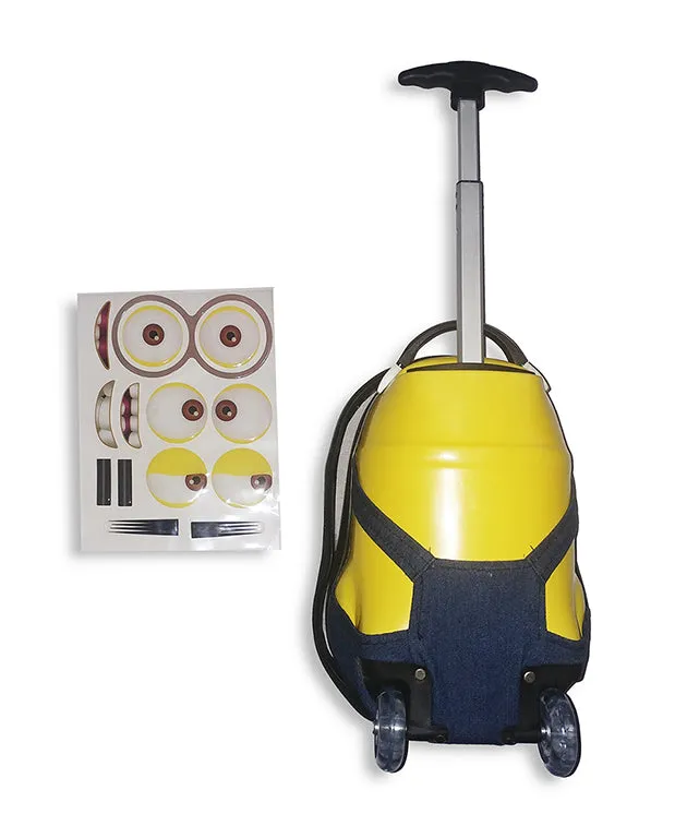 Minion 13 inches Shape Trolley with Expression Stickers