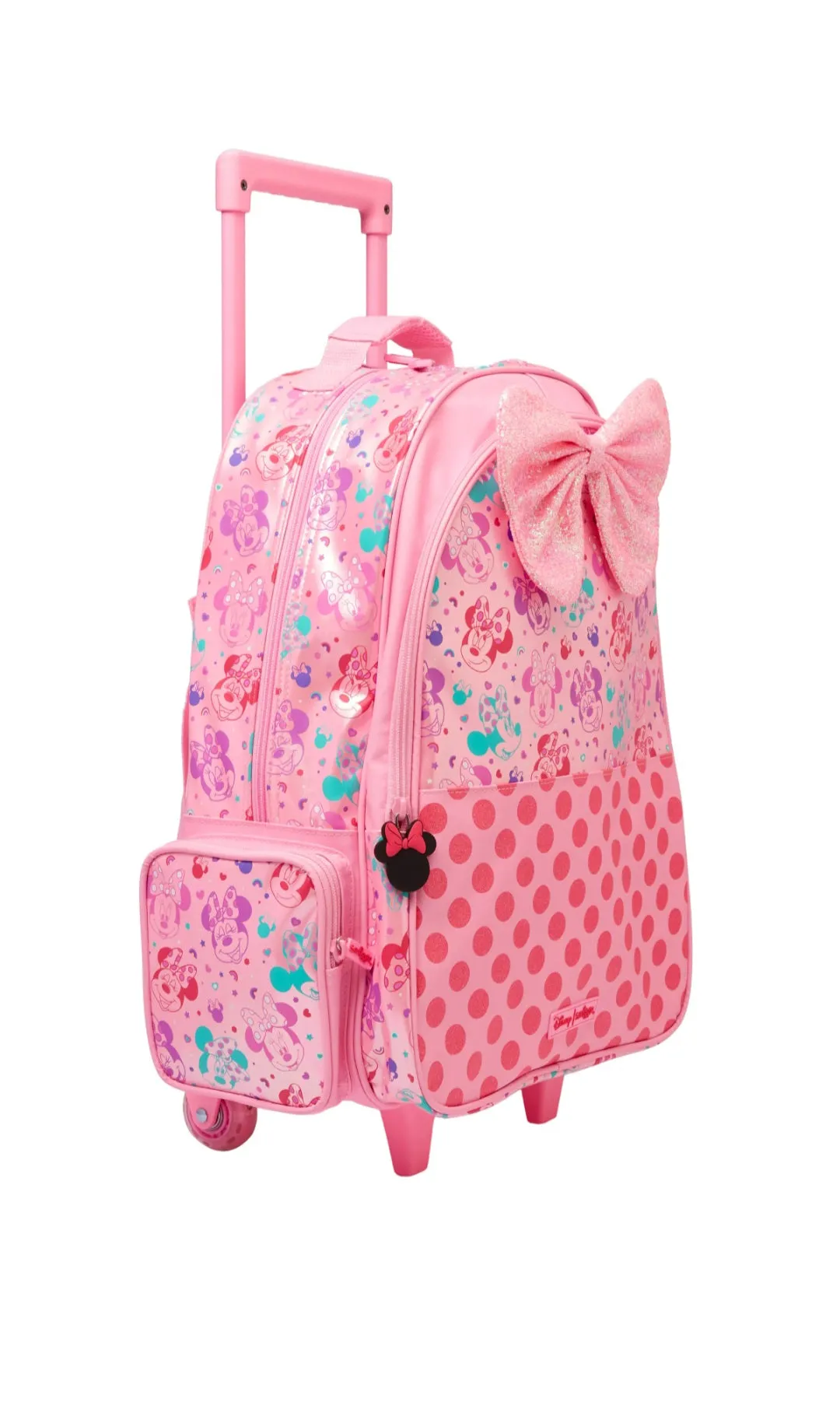 Minnie Mouse Trolley Backpack With Light Up Wheels