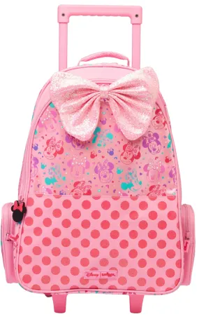 Minnie Mouse Trolley Backpack With Light Up Wheels