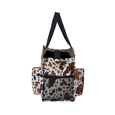 Mocha Cow NGIL Zippered Caddy Organizer Tote Bag