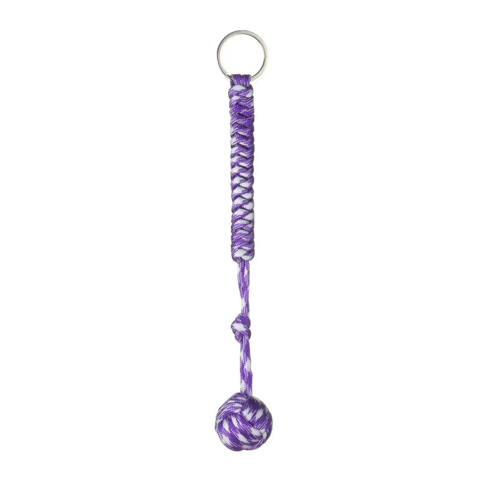 Monkey Fist Paracord Ball Self Defense Keychain