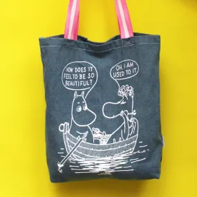 Moomin "So Beautiful" Denim Tote