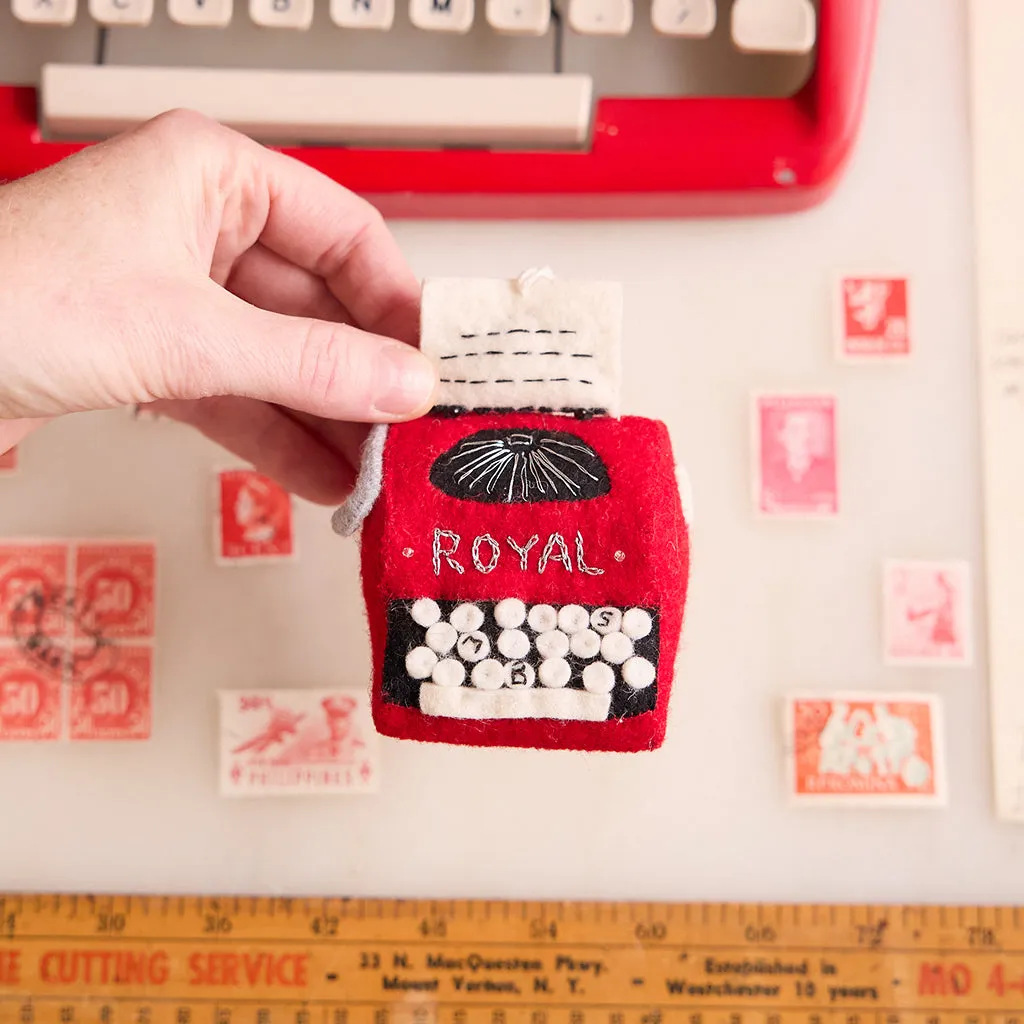 Mr. Boddington's Royal Red Typewriter Ornament