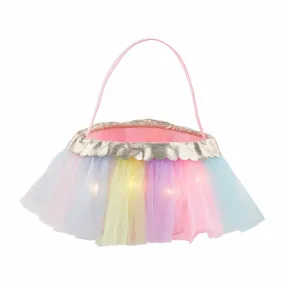 Mud Pie - Lightup Rainbow Tutu Halloween Bag