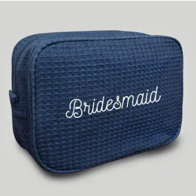 Navy Makeup Bag