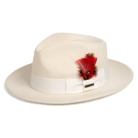 Off-White Fedora 100% Australian Wool Crushable Hat