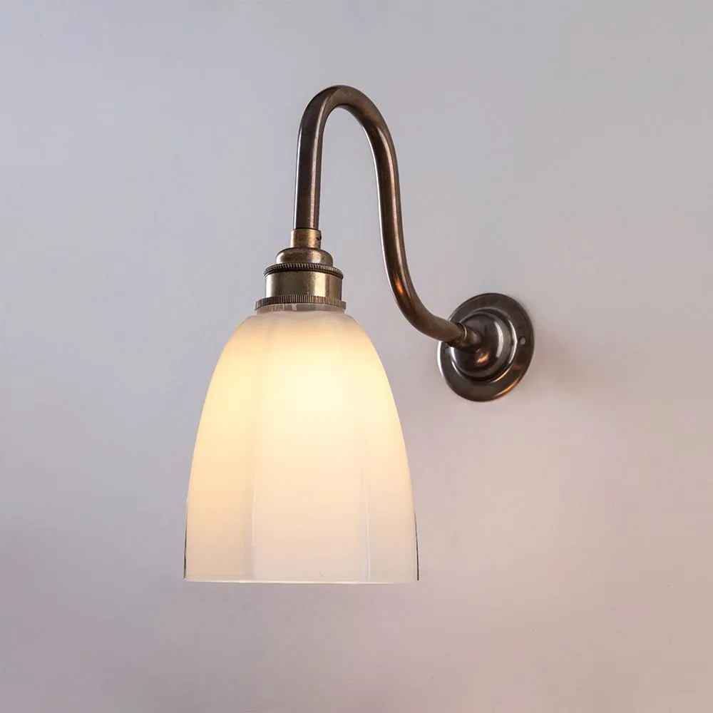 Old School Electric Hexagon swan wall light - E27