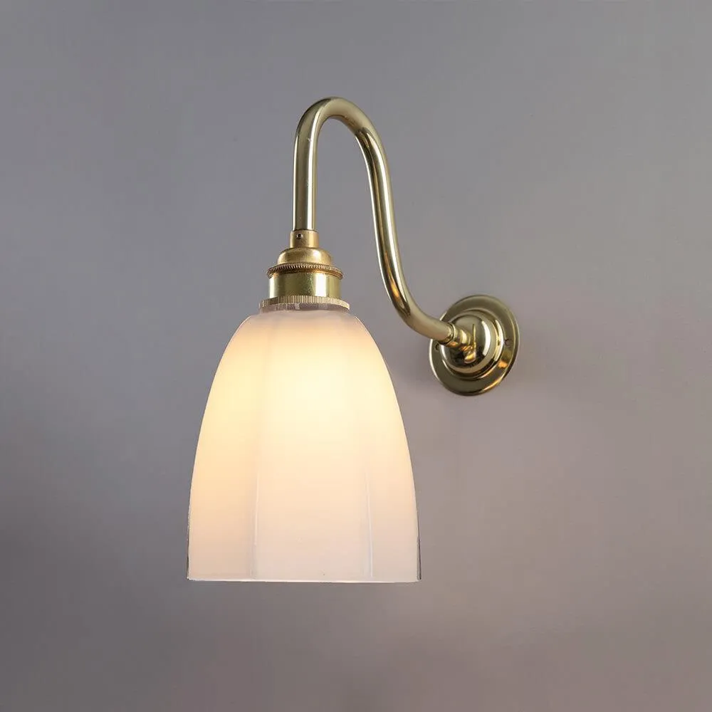 Old School Electric Hexagon swan wall light - E27